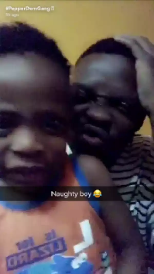"Naughty Boy": Olamide Chills With His Son,Batifeori (Photos)